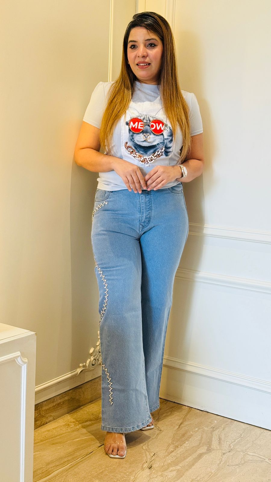 Denim Luxe Jeans- Navy, Blue