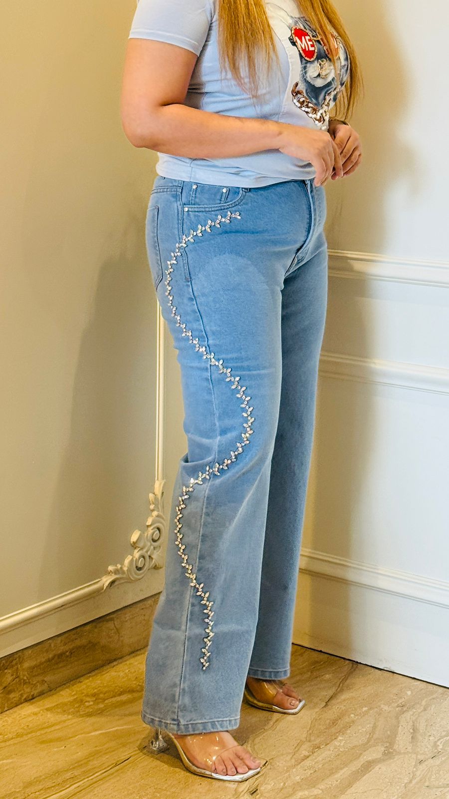 Denim Luxe Jeans- Navy, Blue