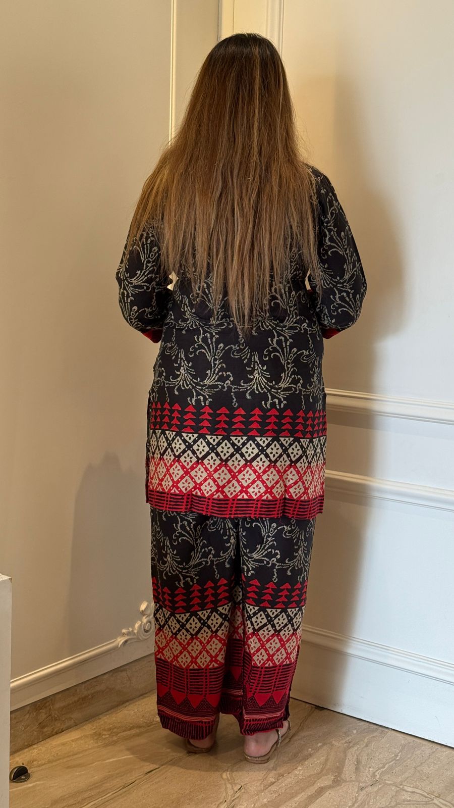 Kavya Cordset- Blue, Red