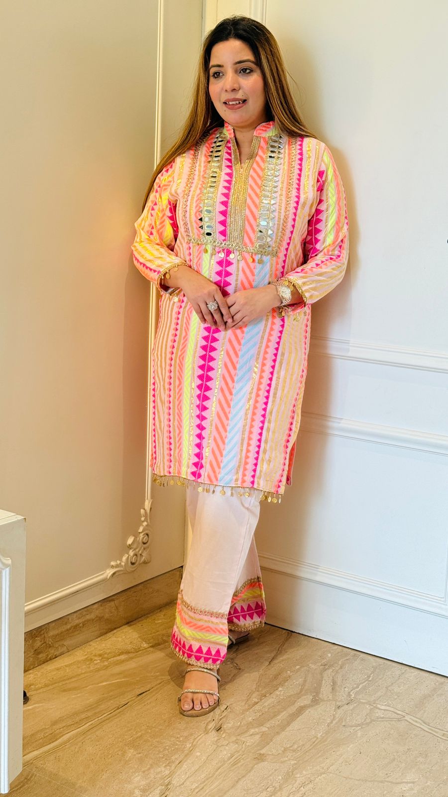 Noor Cotton Cordset- Multicolour