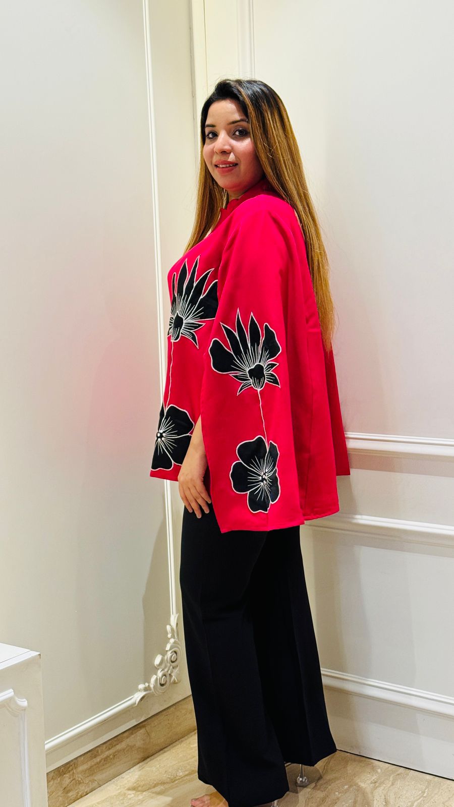 Nayra Cape Coord- Orange, Brown, Pink