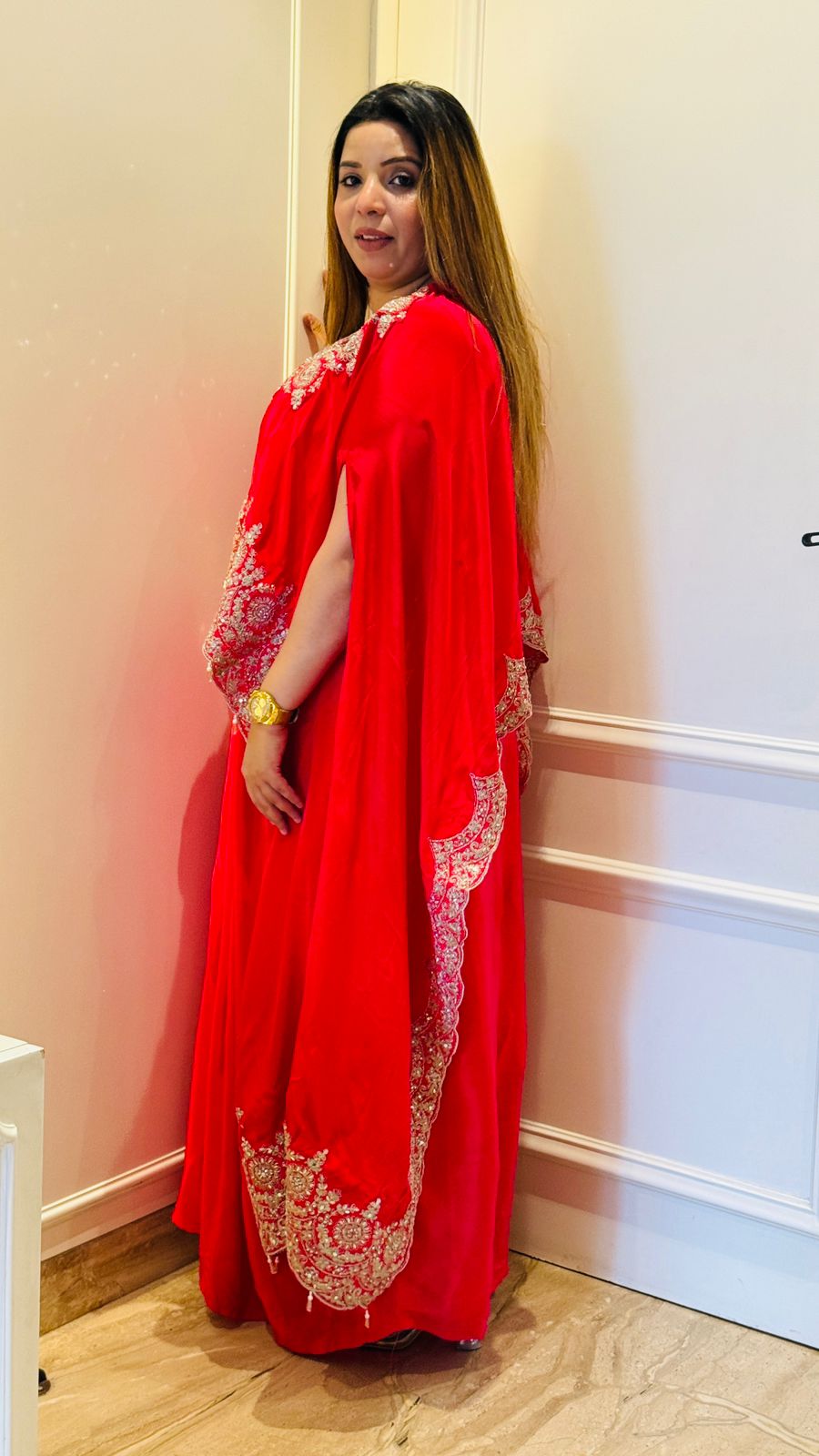 Eira Kaftan Set- Red, Purple, Yellow, Orange