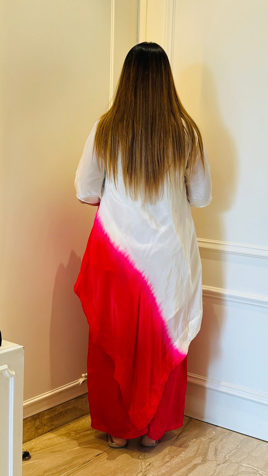 Ira Ombre Plazo Set- Red