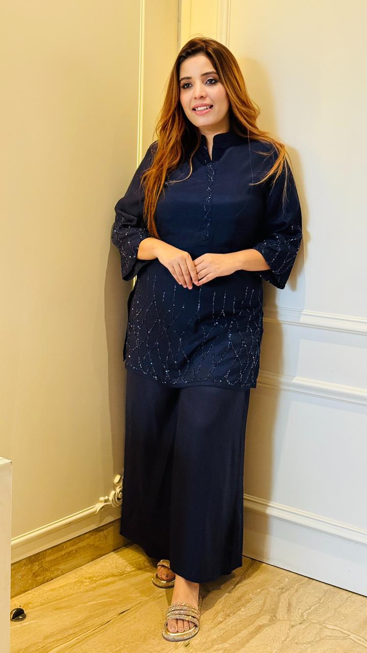 Levika Cordset- Navy