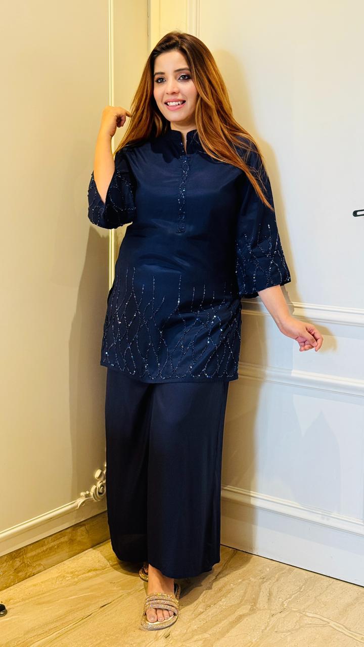 Levika Cordset- Navy