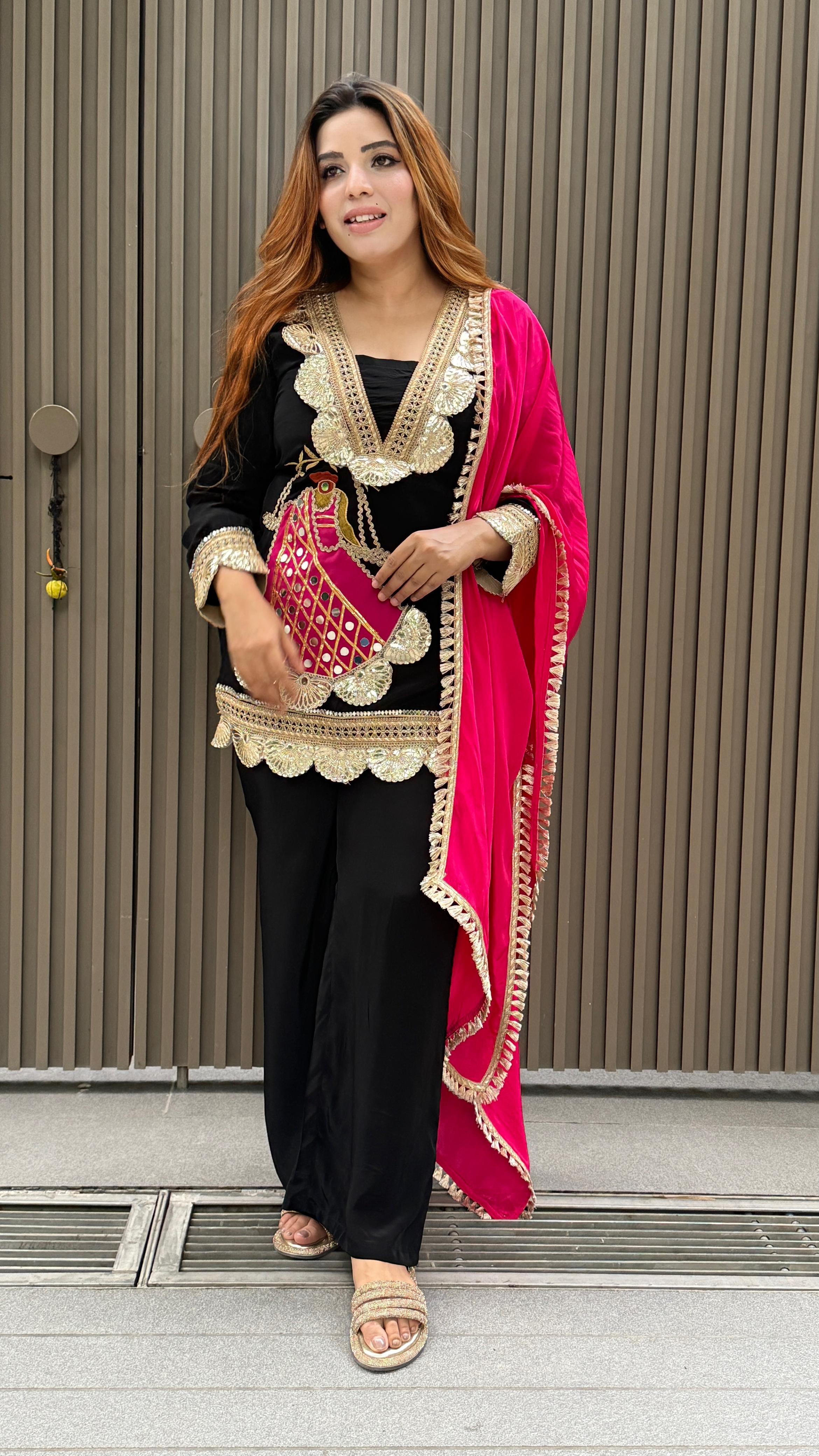 Senvika Suit Set- Pink, Purple, Orange, Black, Green, Red