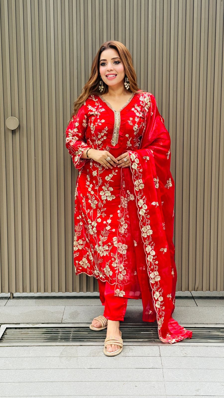 Jimmy Choo Suit Set- Green, Red