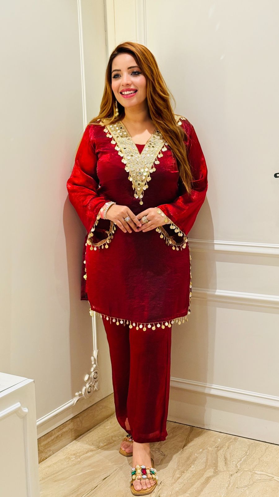 Nysa Ensemble Cordset- Brown, Red, maroon