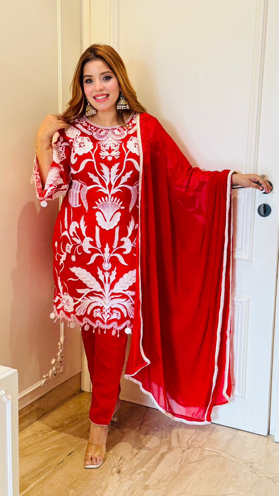 Zara Suit Set- Pink, Purple, Red