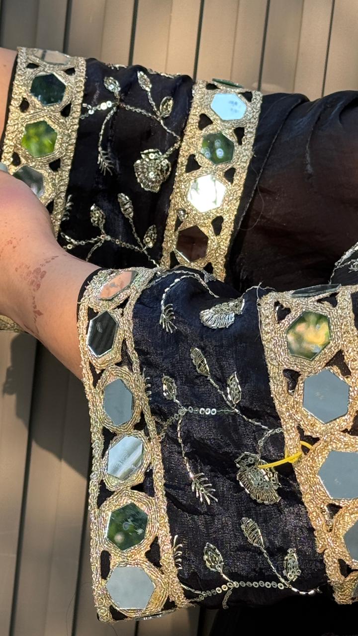 Malvika Suit- Magenta, Pink, Black