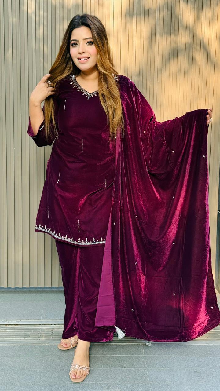 Zuvaina Suit Set - Purple