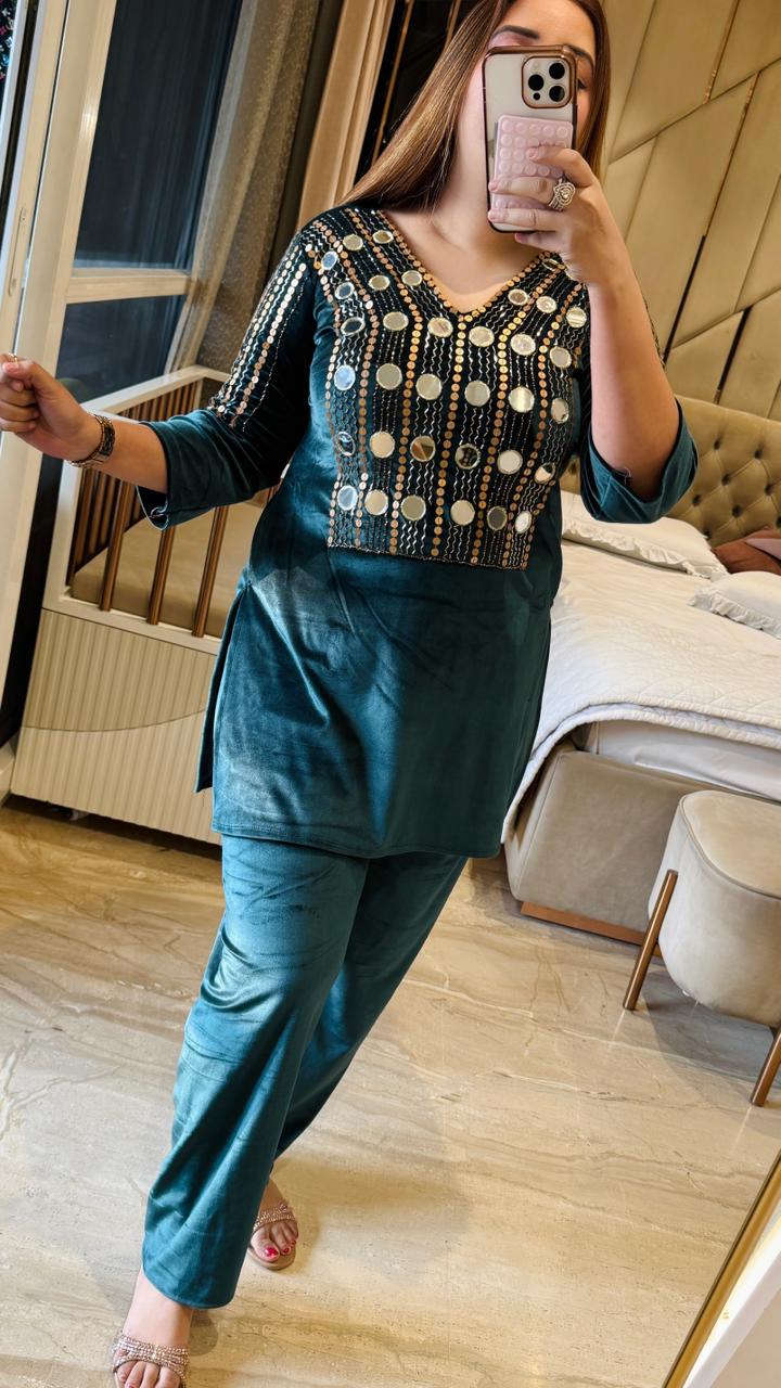 Velora Cordset- Magenta, Green, Grey, Blue