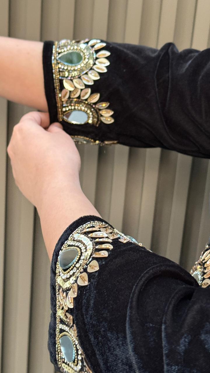 Marvella Hemline Set- Black