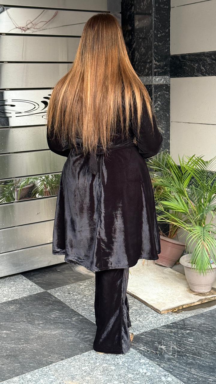 Marvella Hemline Set- Black