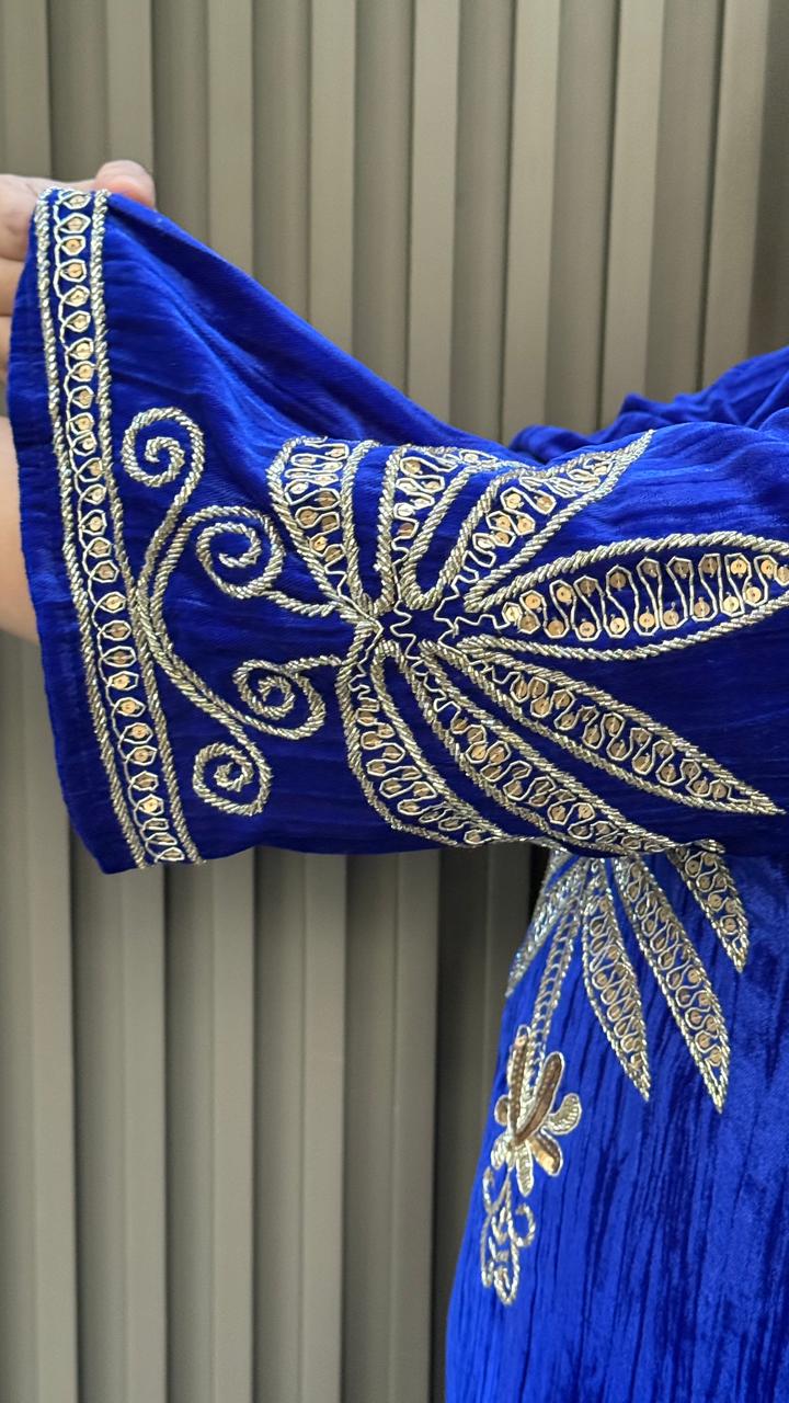 Vellara Bell Bottom Cordset- Blue, Green