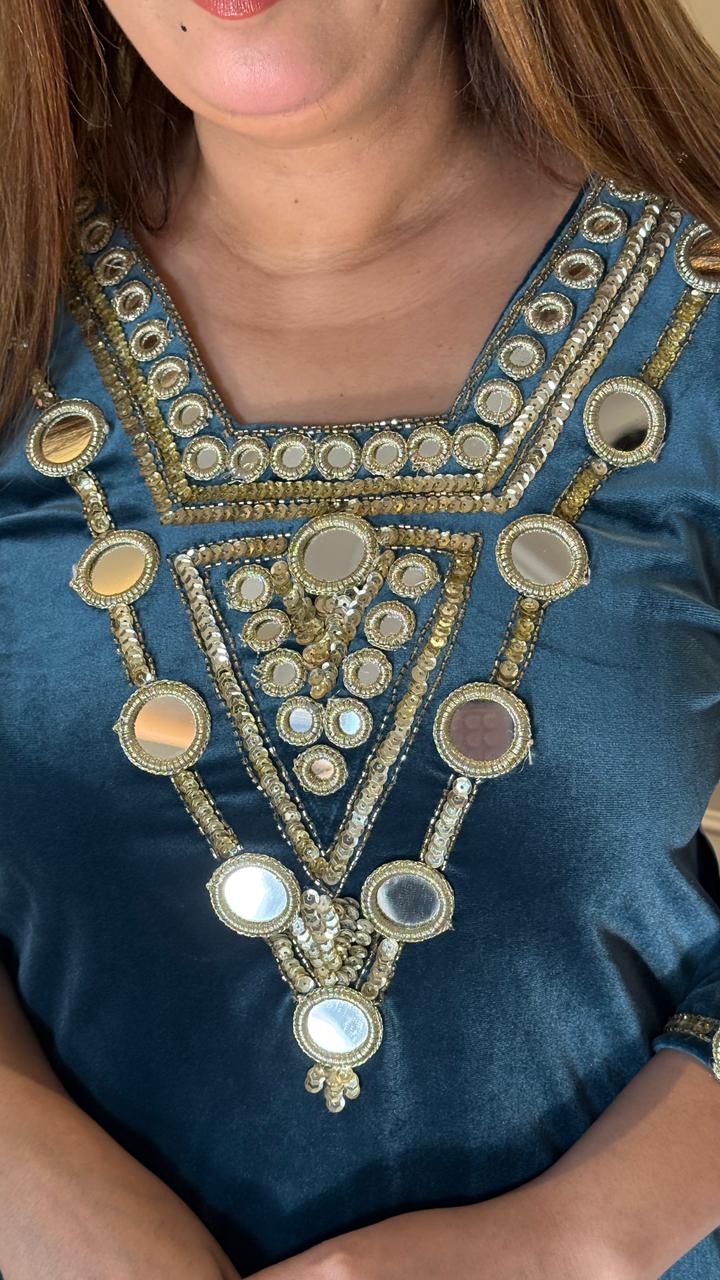 Velora Cordset- Magenta, Green, Grey, Blue