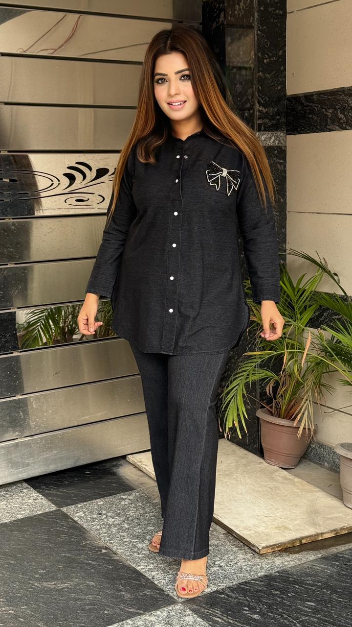 Denelle Cordset- Blue, Black