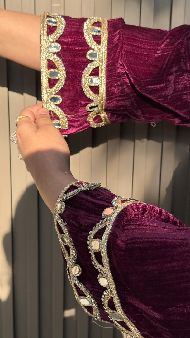 Zayana 3-Piece Cordset- Red, Black, Purple, Blue