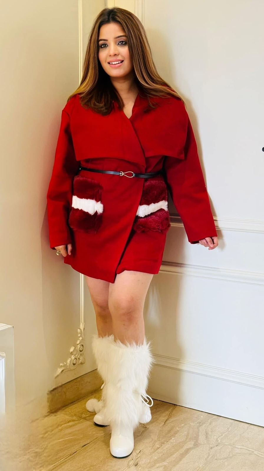 Long Coat- Yellow, White, Magenta, Maroon