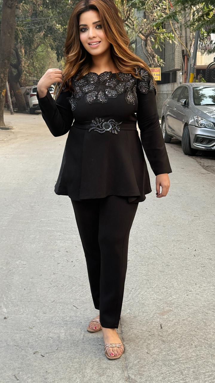 Samaira Cordset- Black, Yellow