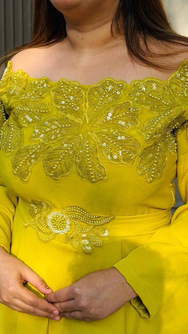 Samaira Cordset- Black, Yellow