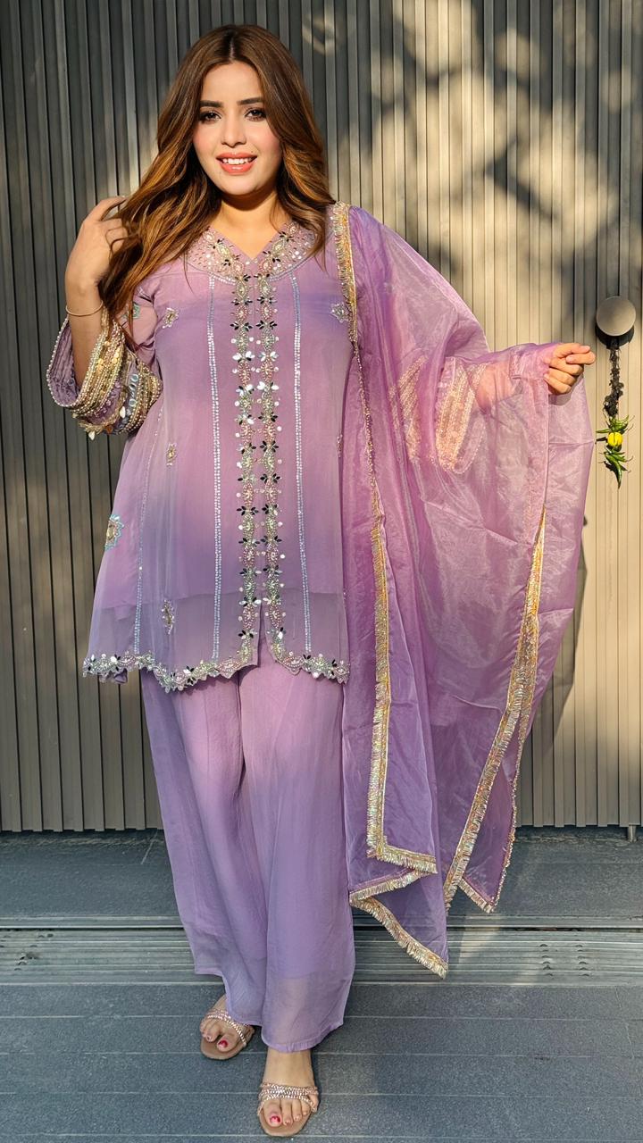 Amira Suit Set- Peach, Pink, Lavender, Yellow, Blue