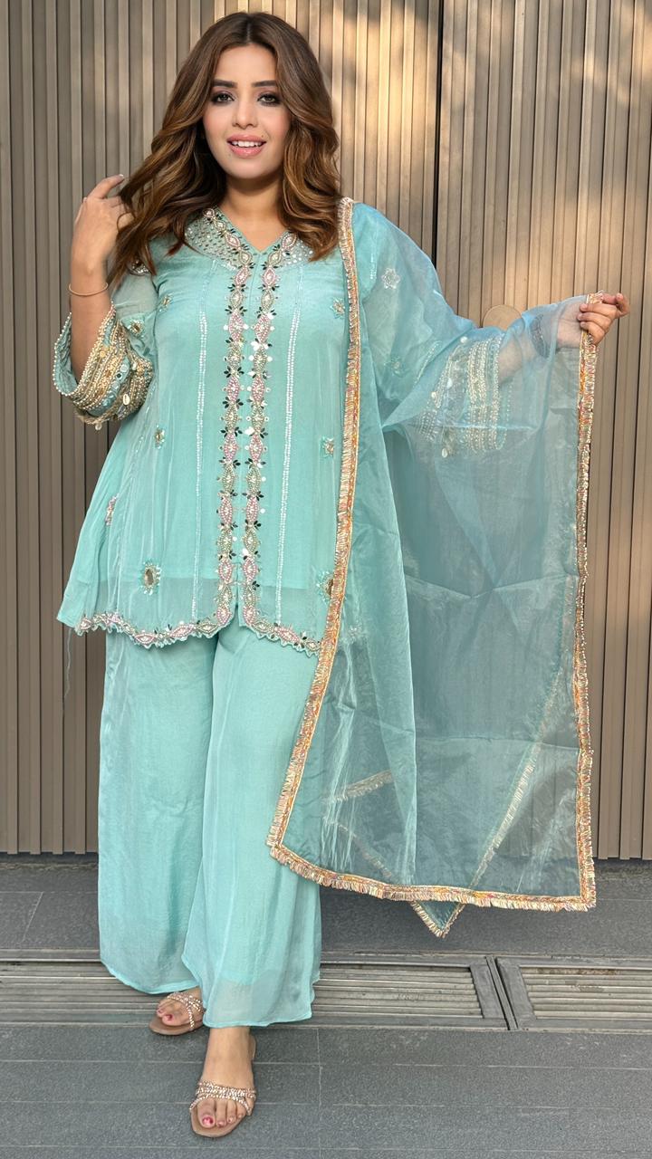 Amira Suit Set- Peach, Pink, Lavender, Yellow, Blue