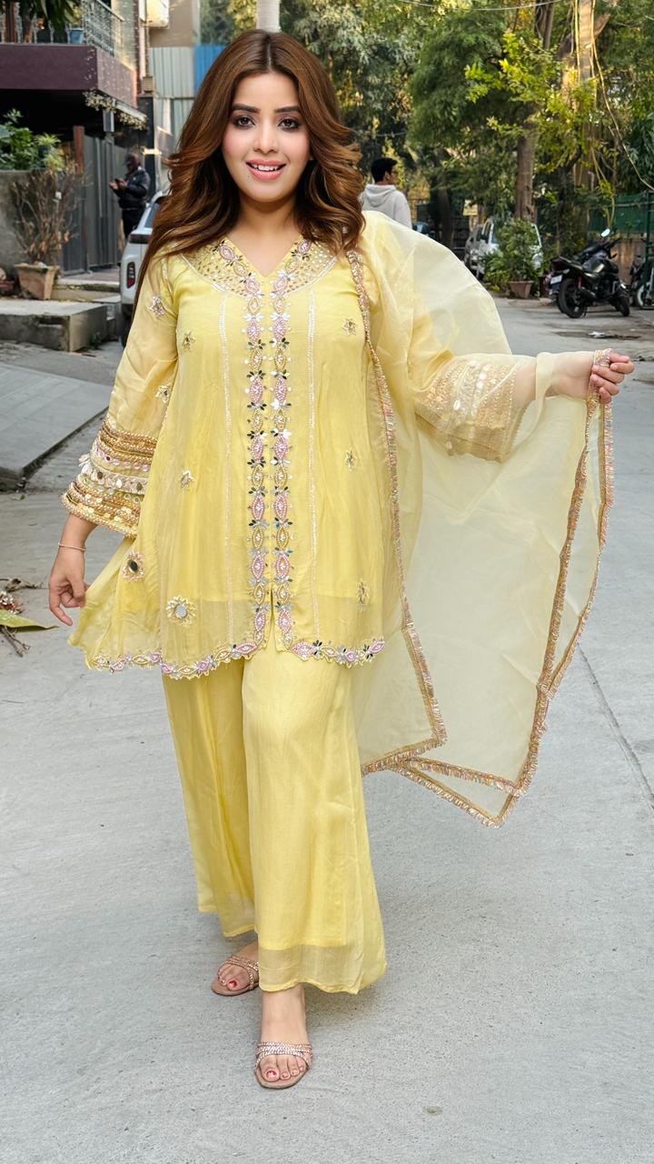 Amira Suit Set- Peach, Pink, Lavender, Yellow, Blue