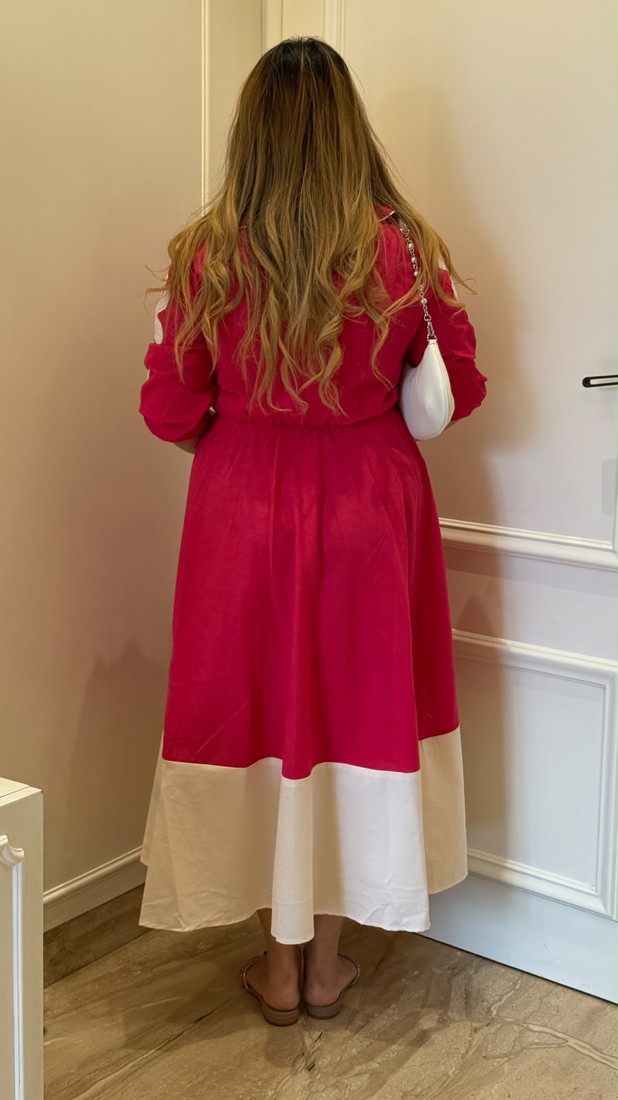 Ojasvi Cotton Dress- Yellow, Magenta, Pink, Blue
